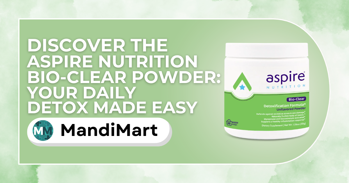 Discover the Aspire Nutrition Bio-Clear Powder: Your Daily Detox Made Easy