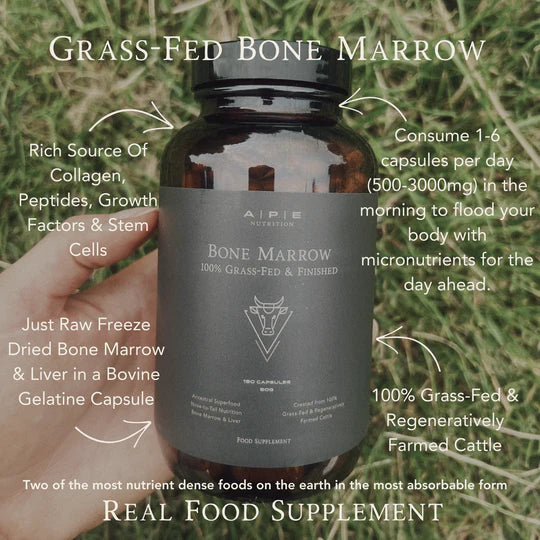 Grass-Fed Bone Marrow Capsules 180 Capsules