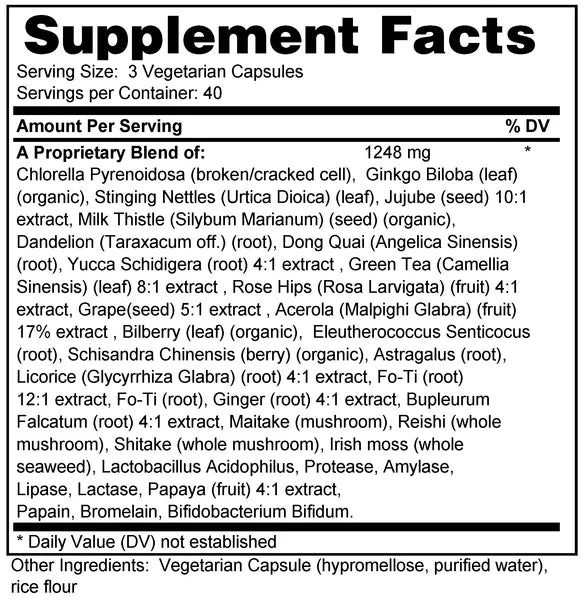 Yeast/Mold Binder 120 Capsules