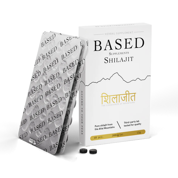 60 Pure Shilajit Resin Tablets (Altai Mountains)