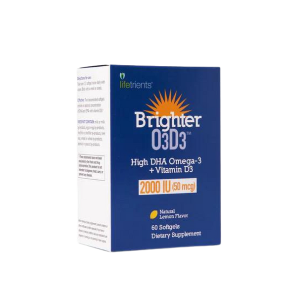 Brighter O3D3 2000IU, 60 Softgels