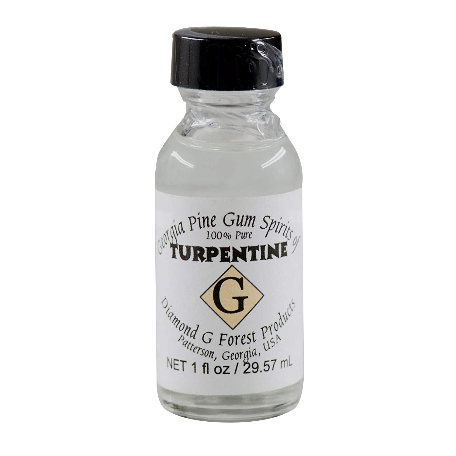 RealWildTurpentine - BOTTLE OF 4 OZ 100% GUM SPIRITS OF TURPENTINE